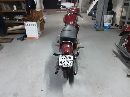 1972 Jawa 350/360, пурпурный, 500000 рублей, вид 3