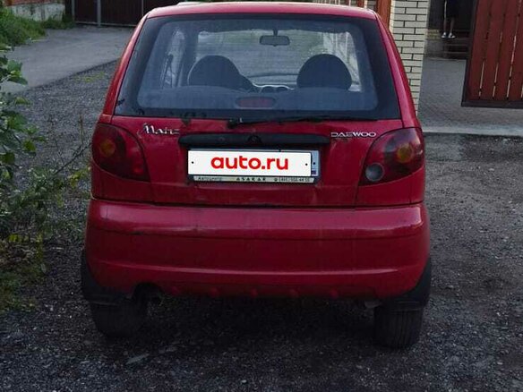 2006 Daewoo Matiz I Рестайлинг, красный, 90000 рублей - вид 6