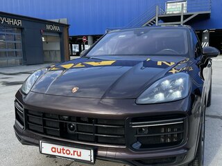 2018 Porsche Cayenne Turbo III, коричневый, 7500000 рублей, вид 1