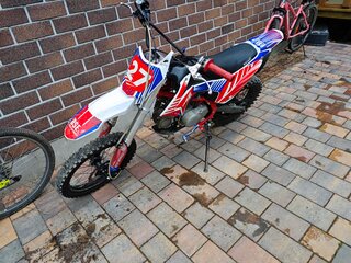 2020 BSE MX 125, красный, 55000 рублей, вид 1