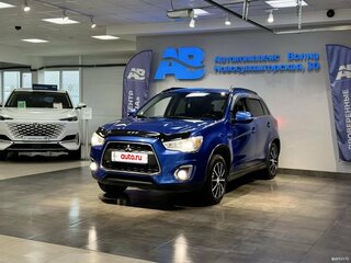 2014 Mitsubishi ASX I Рестайлинг, синий, 1490000 рублей, вид 1