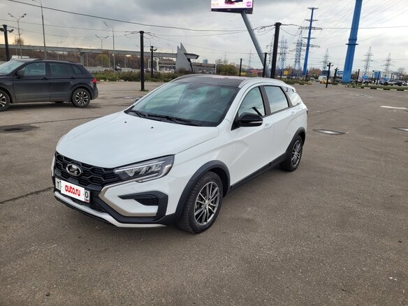 2024 Lada (ВАЗ) Vesta SW Cross I Рестайлинг (NG), белый, 1600000 рублей