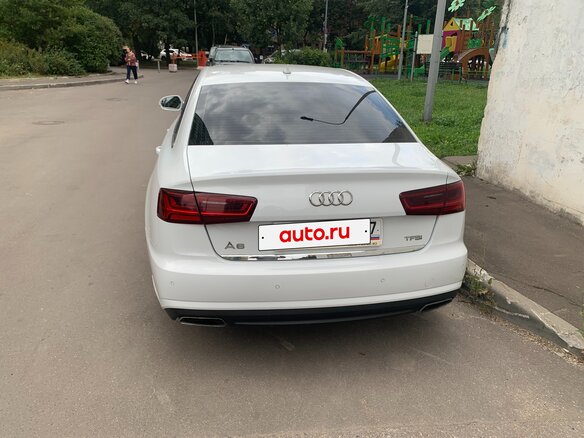 2016 Audi A6 IV (C7) Рестайлинг, белый - вид 2
