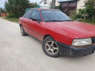 1990 Audi 80 IV (B3), красный, 100000 рублей, вид 3