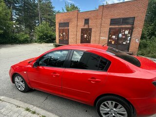 2008 Mazda 3 I (BK) Рестайлинг, красный, 680000 рублей, вид 4