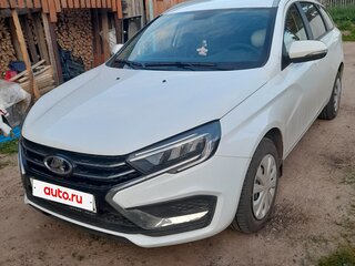 2024 Lada (ВАЗ) Vesta SW I Рестайлинг (NG), белый, 1700000 рублей, вид 1