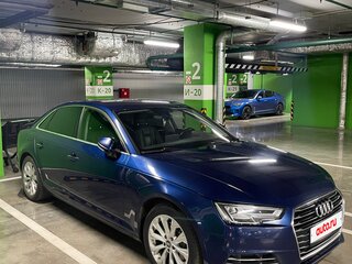 2016 Audi A4 V (B9), синий, 1900000 рублей, вид 3