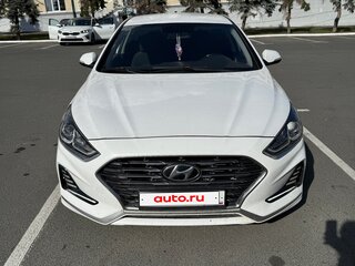 2018 Hyundai Sonata VII (LF) Рестайлинг, белый, 1650000 рублей, вид 1