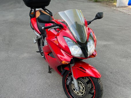 2002 Honda VFR 800, красный, 340000 рублей, вид 5