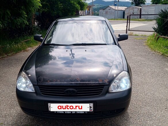 2007 Lada (ВАЗ) Priora I, чёрный, 320000 рублей