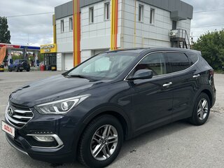 2018 Hyundai Santa Fe III Рестайлинг, синий, 1850000 рублей, вид 1