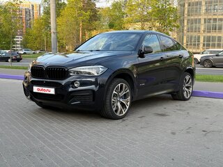 2014 BMW X6 50i II (F16), синий, 2650000 рублей, вид 1