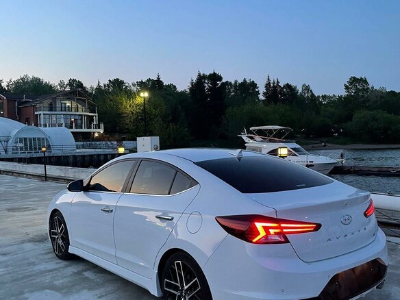 2019 Hyundai Avante N Line VI Рестайлинг, белый, 2350000 рублей - вид 7