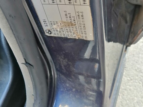 1993 BMW 5 серии 520i III (E34), синий - вид 24