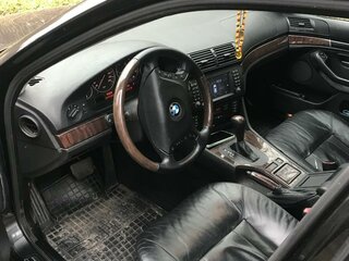 1996 BMW 5 серии 523i IV (E39), чёрный, 800000 рублей, вид 2