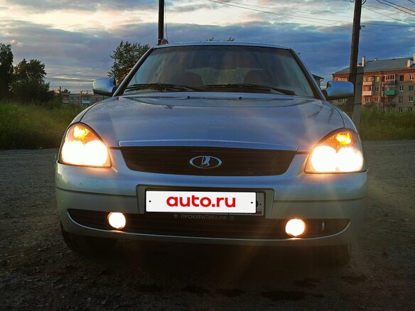 2008 Lada (ВАЗ) Priora I, серебристый, 350000 рублей - вид 9