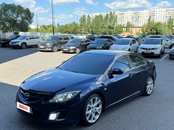 2008 Mazda 6 II (GH), синий, 875000 рублей