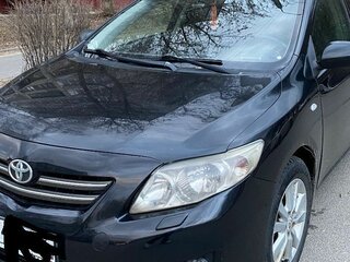 2008 Toyota Corolla X (E140, E150), чёрный, 640000 рублей, вид 1