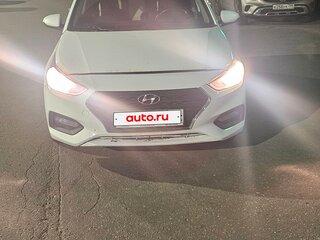 2018 Hyundai Solaris II, белый, 660000 рублей, вид 1