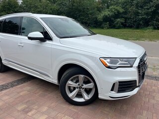 2020 Audi Q7 45 TFSI II (4M) Рестайлинг, белый, 3950000 рублей, вид 2