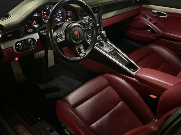 2016 Porsche 911 Carrera 4S VII (991) Рестайлинг, синий, 7400000 рублей - вид 8