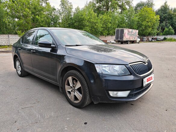 2013 Skoda Octavia III (A7), чёрный, 949999 рублей