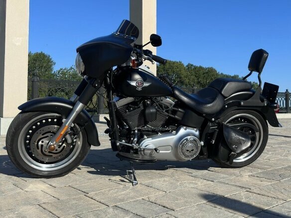 2014 Harley-Davidson Fat Boy, чёрный, 1350000 рублей - вид 5