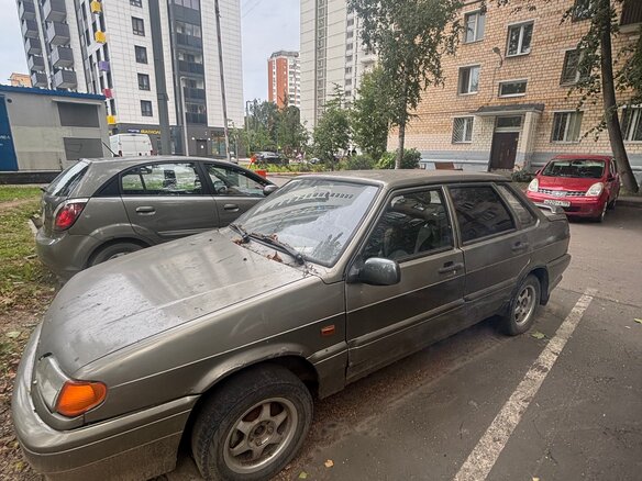 2002 Lada (ВАЗ) 2115, коричневый - вид 3