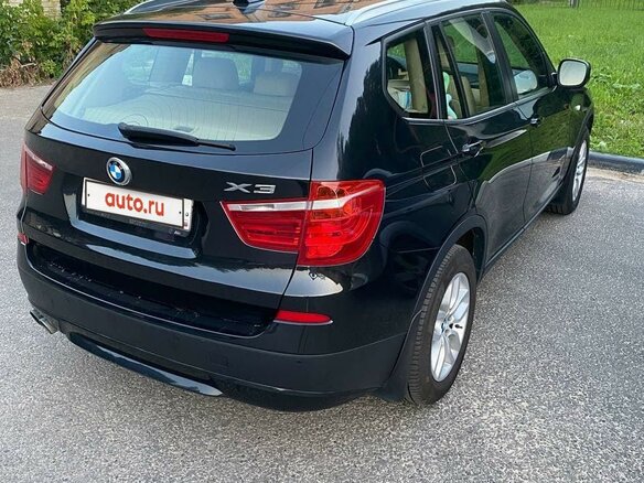 2013 BMW X3 30d xDrive II (F25), чёрный - вид 12