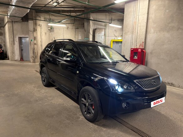 2008 Lexus RX 400h II Рестайлинг, чёрный, 1400000 рублей - вид 2