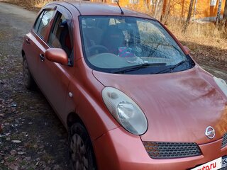 2003 Nissan March III (K12), коричневый, 330000 рублей, вид 3