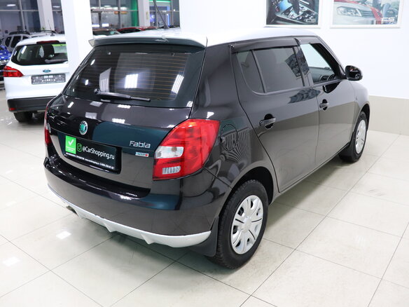 2012 Skoda Fabia II Рестайлинг, чёрный - вид 7
