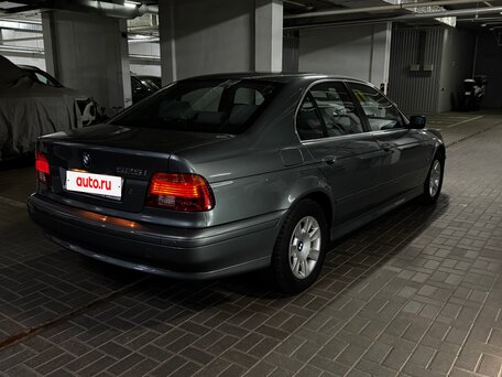2001 BMW 5 серии 525i IV (E39) Рестайлинг, голубой, 2300000 рублей, вид 5