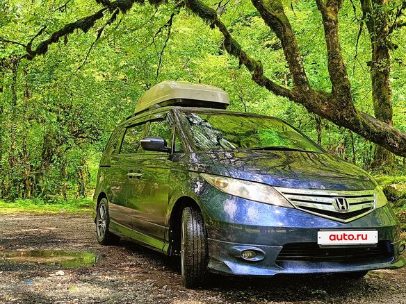2009 Honda Elysion I Рестайлинг, синий, 1550000 рублей