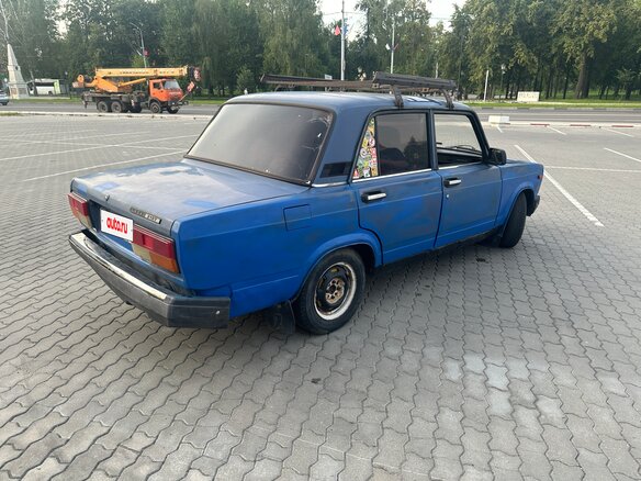 2005 Lada (ВАЗ) 2107, синий, 90000 рублей - вид 5