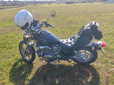 1991 Yamaha XV1100 Virago, чёрный, 380000 рублей, вид 5