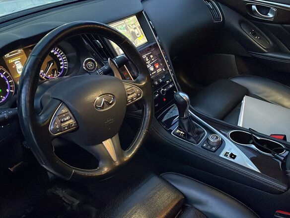 2017 Infiniti Q50 I, белый, 1850000 рублей - вид 3