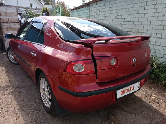 2005 Renault Laguna II Рестайлинг, красный, 950000 рублей - вид 14