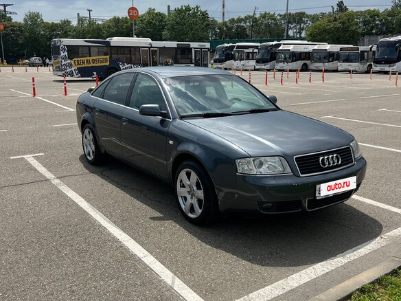 2002 Audi A6 II (C5) Рестайлинг, серый, 1000000 рублей - вид 2