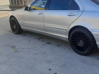 2003 Mercedes-Benz S-Класс 350 Long IV (W220) Рестайлинг, серебристый, 1050000 рублей, вид 2
