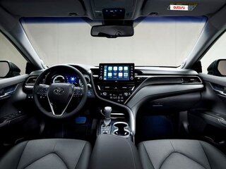 2022 Toyota Camry VIII (XV70) Рестайлинг, чёрный, 3750000 рублей, вид 3