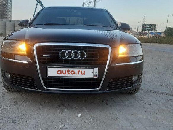 2005 Audi A8 II (D3) Рестайлинг, чёрный, 1230000 рублей - вид 1