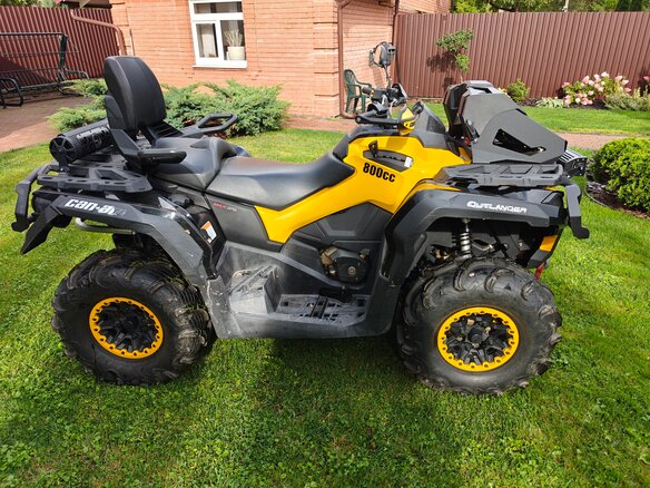 2013 BRP Can-Am Outlander 800, чёрный, 1350000 рублей - вид 2