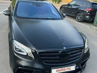 2019 Mercedes-Benz S-Класс AMG 63 AMG Long III (W222, C217) Рестайлинг, чёрный, 9500000 рублей, вид 2