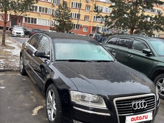 2008 Audi A8 II (D3) Рестайлинг 2, чёрный, 1400000 рублей, вид 2