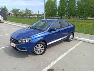 2020 Lada (ВАЗ) Vesta I, синий, 1100000 рублей, вид 3