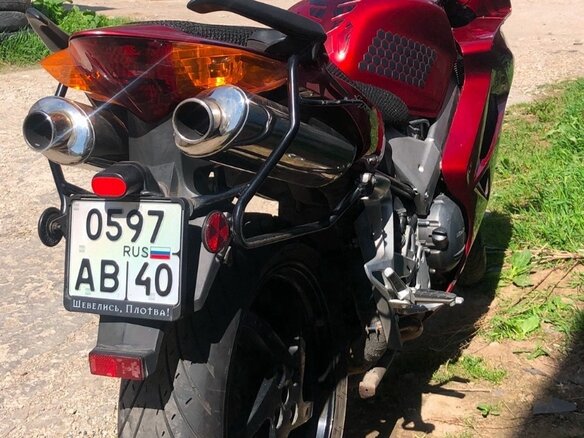 2002 Honda VFR 800, красный, 450000 рублей - вид 6