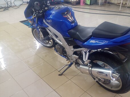 2003 Suzuki SV 1000, синий, 450000 рублей, вид 1