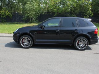 2008 Porsche Cayenne Turbo S I Рестайлинг (957), чёрный, 1899999 рублей, вид 5