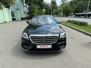 2019 Mercedes-Benz S-Класс 350 d Long VI (W222, C217) Рестайлинг, чёрный, 3990000 рублей, вид 2